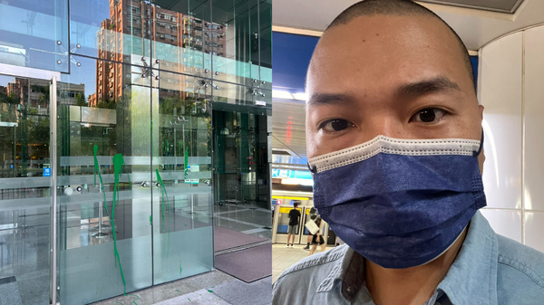 楊植斗潑漆NCC